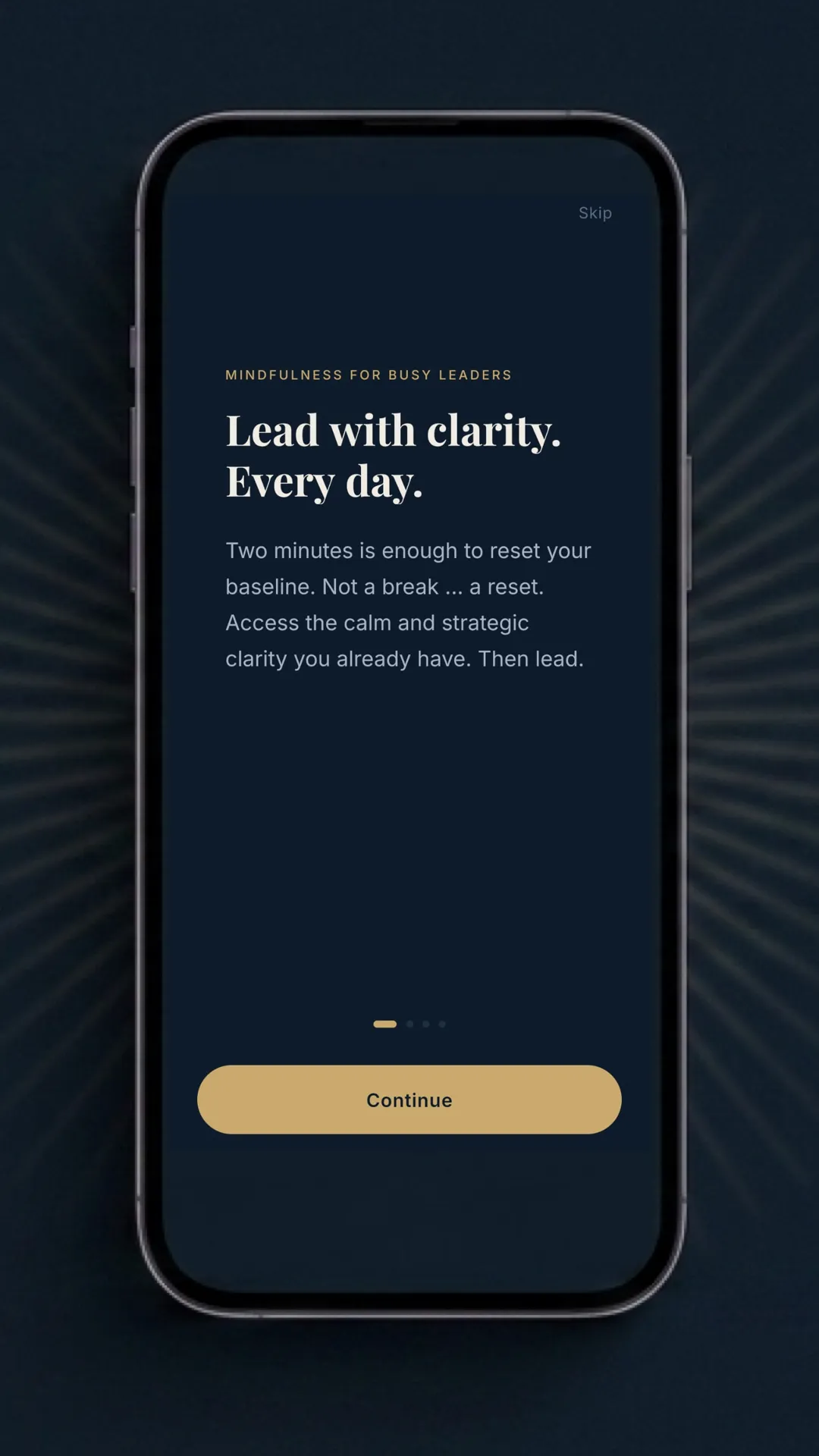 Mindfulness for Busy Leaders app screenshot 1